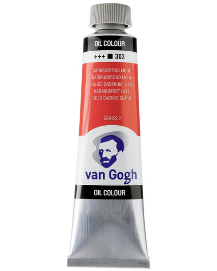 Huile van gogh  rouge cadmium clair - 40ml série 2
