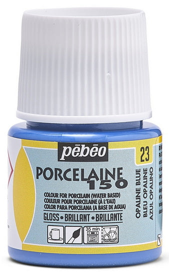 Peinture porcelaine - porcelaine 150 - 45ml - bleu opaline