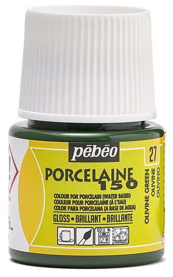 Peinture porcelaine - porcelaine 150 - 45ml - vert olivine