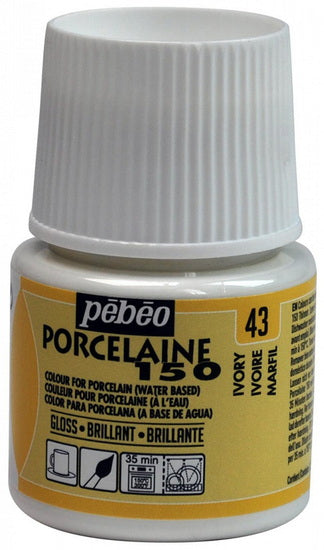 Peinture porcelaine - porcelaine 150 - 45ml - ivoire