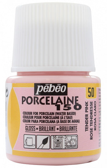 Peinture porcelaine - porcelaine 150 - 45ml - rose tendre