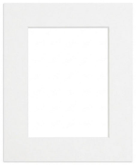 Passe-partout cœur blanc - 11x14/8x10po