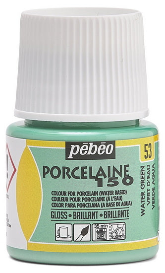 Porcelain paint - porcelaine 150 - 45ml - water green