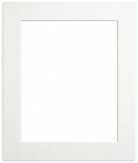 Passe-partout cœur blanc - 11x14/8.5x11po