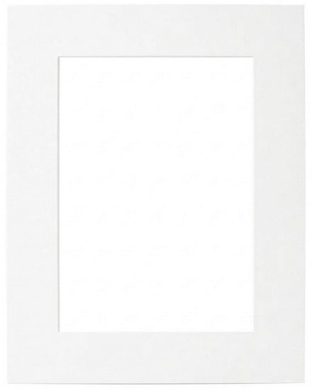 Passe-partout cœur blanc - 18x24/11x17po