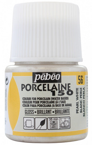 Porcelain paint - porcelaine 150 - 45ml - pearl white