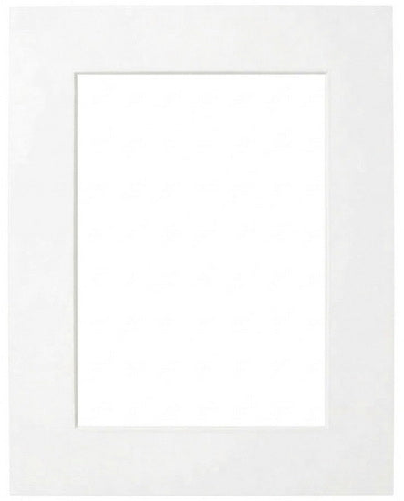 Passe-partout cœur blanc - 18x24/13x19po