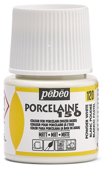Peinture porcelaine - porcelaine 150 - 45ml - blanc poudre