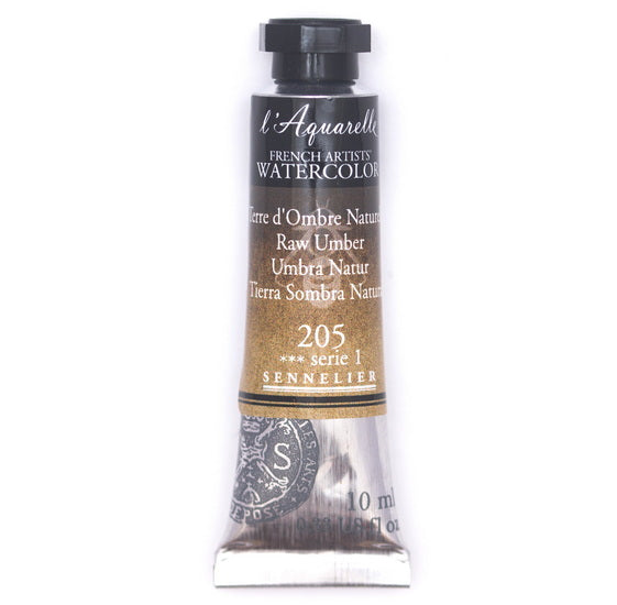 Watercolor tube - 10ml - raw umber - s1
