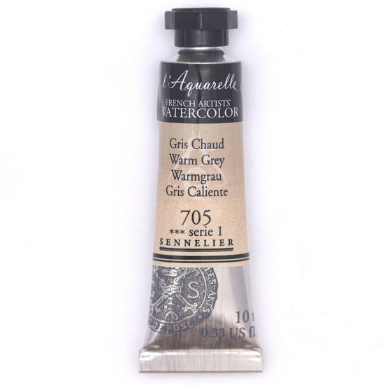 Watercolor tube - 10ml - warm grey - s1
