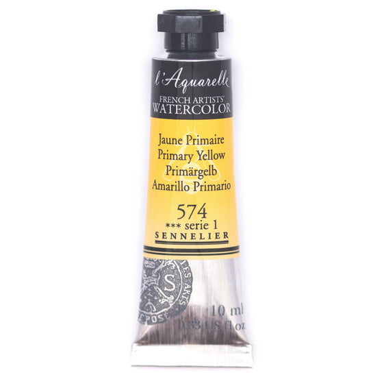 Aquarelle tube - 10ml - jaune primaire - s1