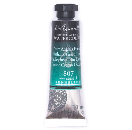 Watercolor tube - 10ml - english green deep - s1