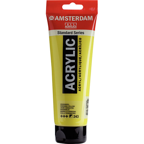 Acrylique amsterdam  jaune verdâtre - 250ml