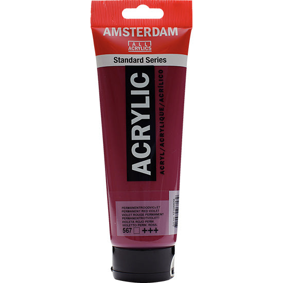 Acrylique amsterdam  rouge violet permanent - 250ml