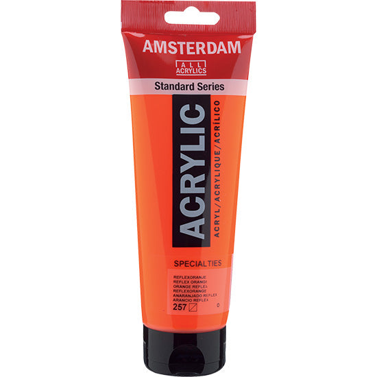 Acrylique amsterdam  orange reflex - 250ml