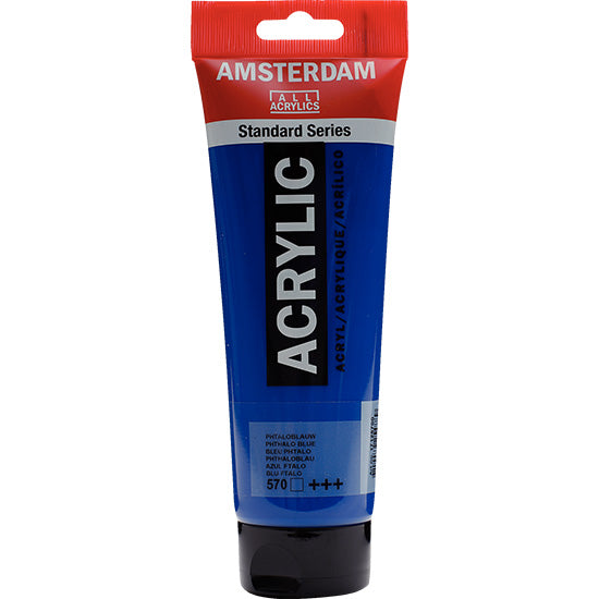 Acrylique amsterdam  bleu phtalo - 250ml