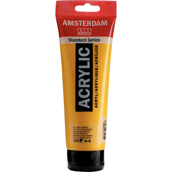 Acrylique amsterdam  jaune azo moyen - 250ml