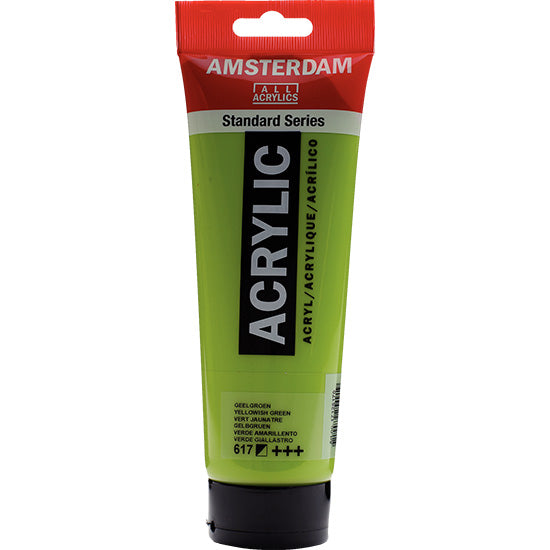Acrylique amsterdam  vert jaunâtre - 250ml