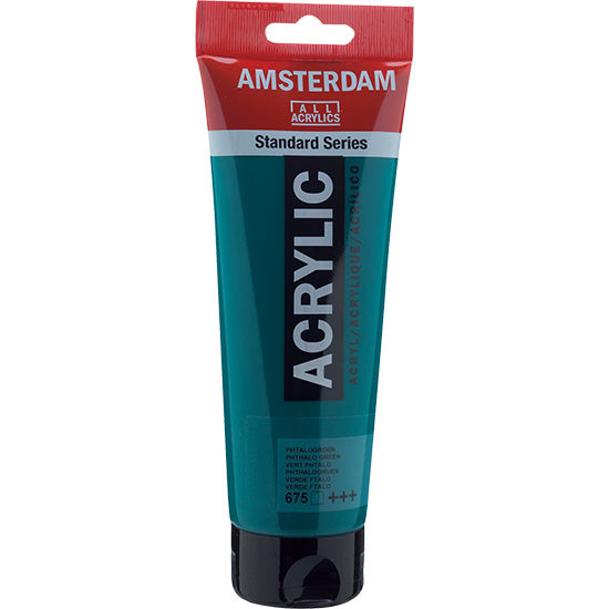 Acrylique amsterdam  vert phtalo - 250ml