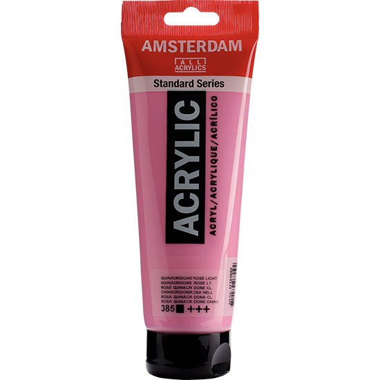 Acrylique amsterdam  rose quinacridone clair - 250ml