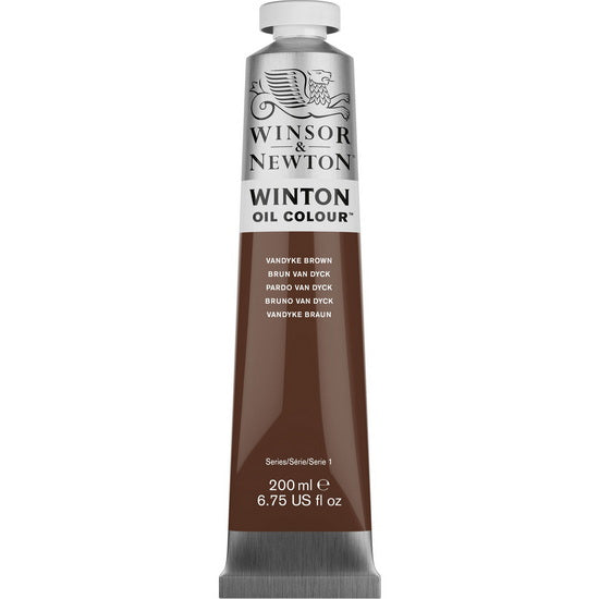 Winton oil - 200ml - vandyke brown - s1