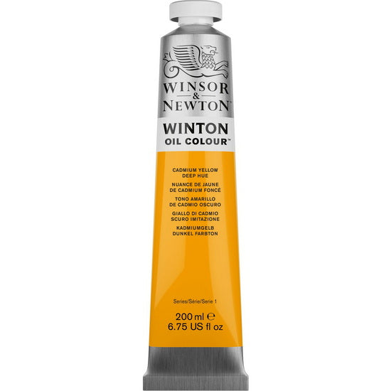 Huile winton - 200ml - nuance de jaune cadmium foncé - s1