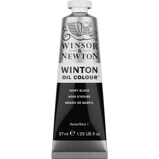Winton oil - 37ml - ivory black - s1