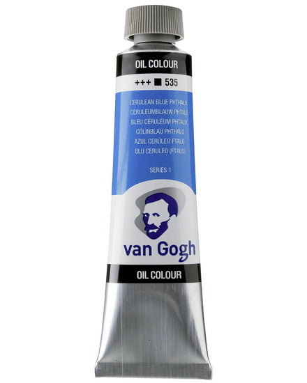 Huile van gogh  bleu céruléum phtalo - 40ml série 1