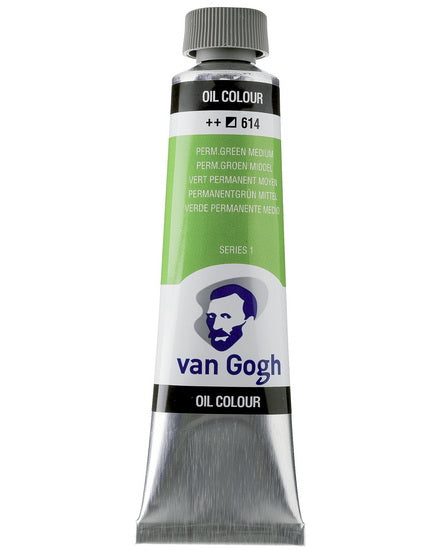 Huile van gogh  vert permanent moyen - 40ml série 1
