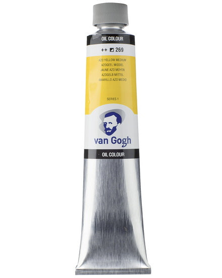 Huile van gogh  jaune azo moyen - 200ml série 1