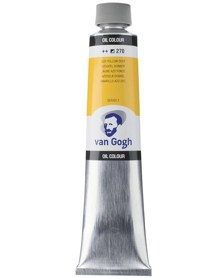 Huile van gogh  jaune azo foncé - 200ml série 1