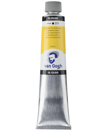 Huile van gogh  jaune cadmium moyen - 200ml série 2