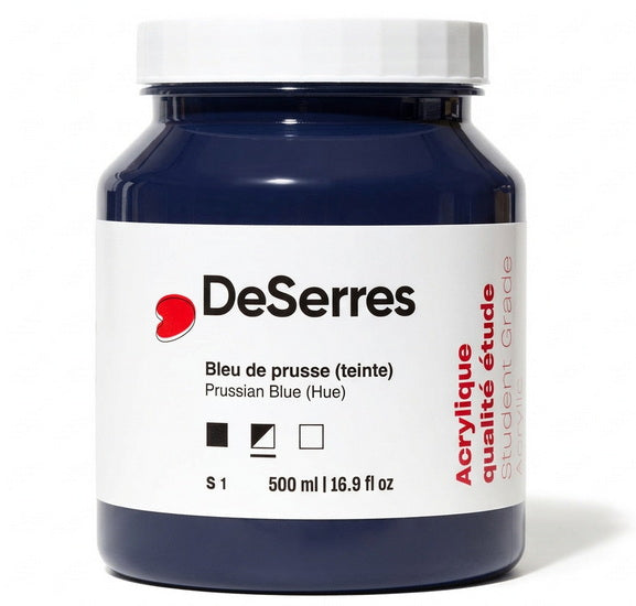 Acrylique étude bleu de prusse imitation - 500ml