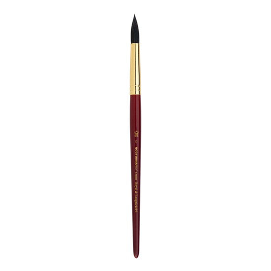 Nocturna Brush Short Handle Round #12