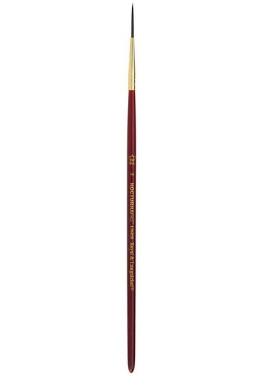 Nocturna Brush Short Handle Script Liner #2