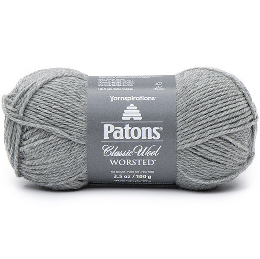 Classic wool yarn #4 - 100g - gray mix