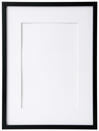 Cadre photo en bois noir - 8.5x11po pp 5x7po
