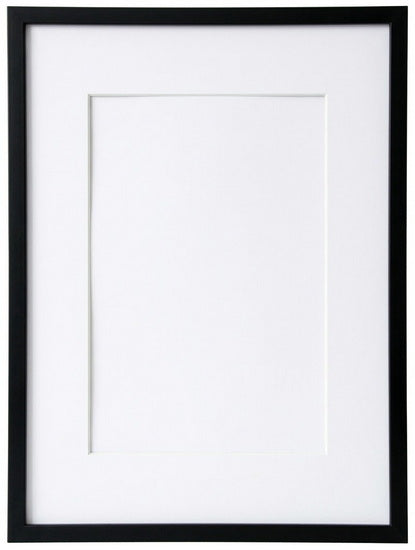 Cadre photo en bois noir - 8x10po pp 5x7po