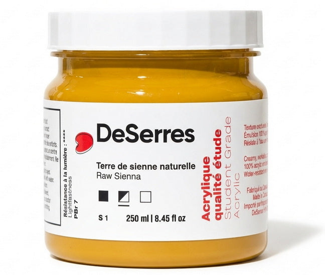 Student Acrylic Raw Sienna - 250ml