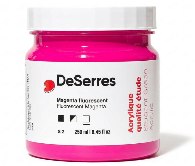 Student Acrylic Fluorescent Magenta - 250ml