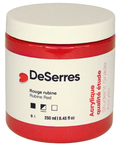 Acrylique étude rouge rubine - 250ml