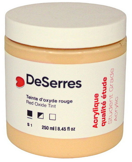 Acrylique étude teinte oxyde rouge - 250ml