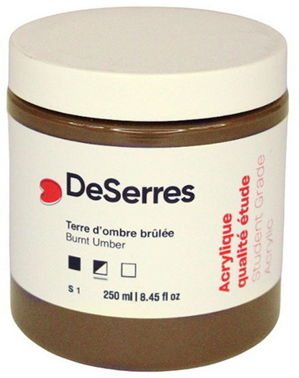 Student Acrylic Burnt Umber - 250ml