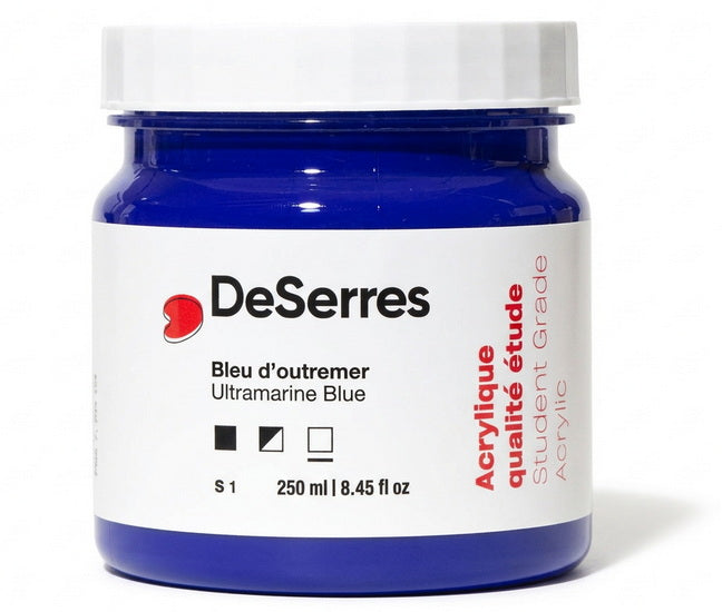 Acrylique étude bleu outremer - 250ml
