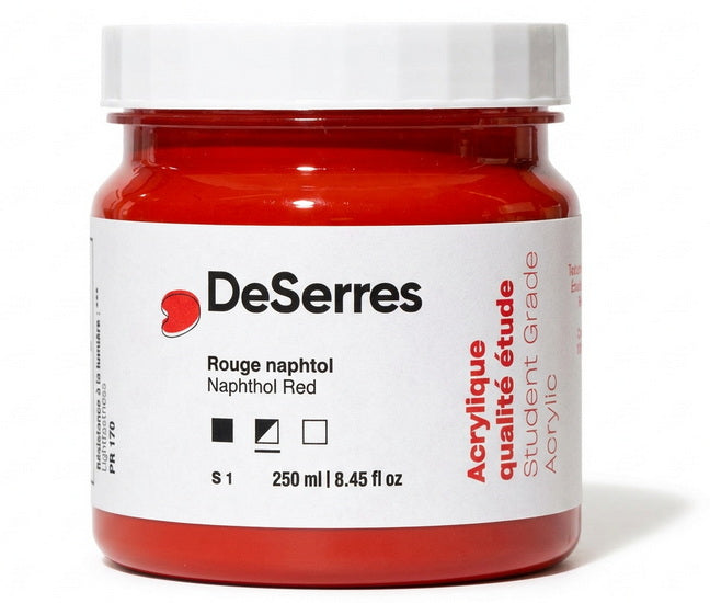 Student Acrylic Naphthol Red - 250ml