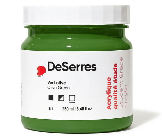 Student Acrylic Olive Green - 250ml