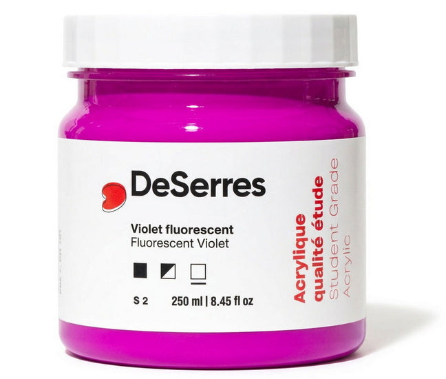 Student Acrylic Fluorescent Violet - 250ml