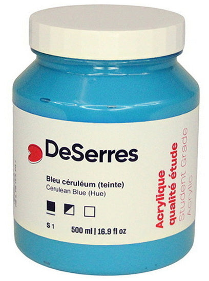 Student Acrylic Cerulean Blue Hue - 500ml