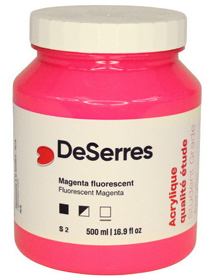 Student Acrylic Fluorescent Magenta - 500ml