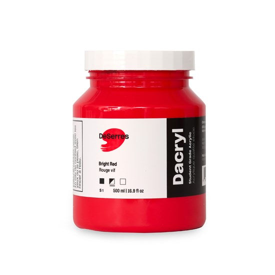 Acrylique qualité étude dacryl - haute viscosité - argent iridescent centimeter - 500 milliliter